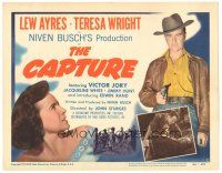 2k099 CAPTURE TC '50 Lew Ayres, Teresa Wright, early John Sturges film noir!