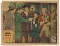 2k382 CLIVE OF INDIA LC '35 Ronald Colman in uniform w/ Robert Greig and three other men!