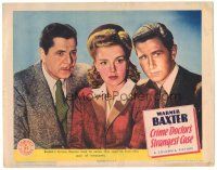 2k408 CRIME DOCTOR'S STRANGEST CASE LC '43 Warner Baxter, Lloyd Bridges & pretty woman!