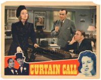 2k416 CURTAIN CALL LC '40 Helen Vinson, Alan Mowbray & Donald MacBride, precursor of The Producers!