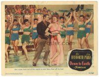 2k443 DOWN TO EARTH LC #6 '46 sexiest dancer Rita Hayworth whirls Marc Platt off his feet!