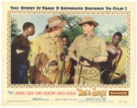 2k447 DUEL IN THE JUNGLE LC #1 '54 Dana Andrews & David Farrar with African natives!
