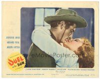 2k448 DUEL IN THE SUN LC #3 '47 romantic image of Jennifer Jones, Gregory Peck in King Vidor epic!