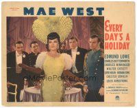 2k463 EVERY DAY'S A HOLIDAY LC '37 Mae West in fancy outfit singing in front of men!