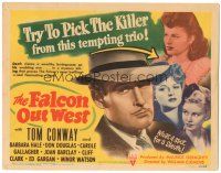 2k120 FALCON OUT WEST TC '44 Tom Conway tries to pick the killer from a tempting trio of ladies!