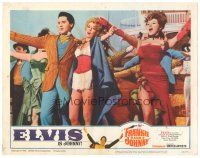 2k496 FRANKIE & JOHNNY LC #4 '66 Elvis Presley in musical number with sexy Donna Douglas!