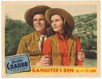 2k508 GANGSTER'S DEN LC '45 Buster Crabbe & pretty cowgirl Sydney Logan!