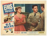 2k504 G.I. BLUES LC #6 '60 sexy Juliet Prowse glares at Elvis Presley trying to explain!