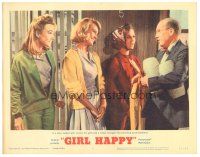 2k514 GIRL HAPPY LC #6 '65 sexy Shelley Fabares & girls talk manager out of a room, rock & roll!