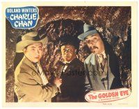 2k521 GOLDEN EYE LC #8 '48 Roland Winters as Charlie Chan, Mantan Moreland & Victor Sen Young in cav