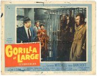 2k525 GORILLA AT LARGE LC #5 '54 great image of giant ape in cage, Anne Bancroft, Burr & Cobb!