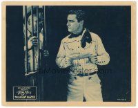 2k544 HEART BUSTER LC '24 image of cowboy Tom Mix talking to guy behind bars!
