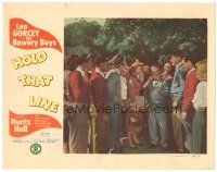 2k563 HOLD THAT LINE LC '52 Leo Gorcey & The Bowery Boys, college football!