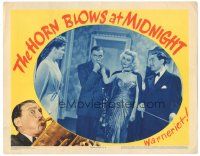 2k568 HORN BLOWS AT MIDNIGHT LC '45 Jack Benny is an angel playing a trumpet to end the world!