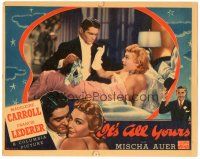 2k594 IT'S ALL YOURS LC '37 sexy blonde Madeleine Carroll & Francis Lederer!