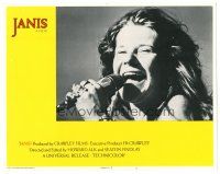 2k595 JANIS LC #2 '75 great close image of Joplin singing into microphone, rock & roll!