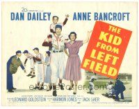 2k148 KID FROM LEFT FIELD TC '53 Dan Dailey, Anne Bancroft, baseball kid argues with umpire!