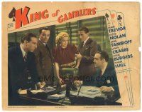 2k611 KING OF GAMBLERS LC '37 sexy Claire Trevor, Nolan, Tamiroff, gambling border art