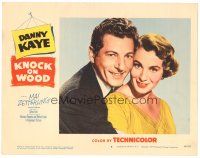 2k615 KNOCK ON WOOD LC #6 '54 great close smiling portrait of Danny Kaye & Mai Zetterling!