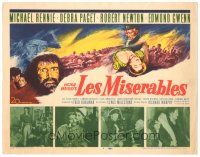 2k156 LES MISERABLES TC '52 Michael Rennie as Jean Valjean, Debra Paget, Victor Hugo