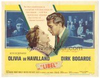 2k158 LIBEL TC '59 Olivia de Havilland & Dirk Bogarde in mistaken identity court trial!