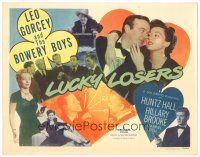 2k164 LUCKY LOSERS TC '50 Leo Gorcey, Huntz Hall, Bowery Boys, Hillary Brooke, craps gambling!