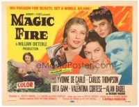 2k167 MAGIC FIRE TC '55 William Dieterle, Yvonne De Carlo, Alan Badel as Richard Wagner!
