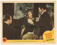 2k663 MAISIE WAS A LADY LC '41 Ann Sothern laughs doesn't think Lew Ayres is such a bad guy!