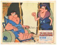 2k664 MAN CALLED FLINTSTONE LC '66 great cartoon image of bewildered Fred Flintstone!