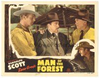 2k666 MAN OF THE FOREST LC #4 R50 Zane Grey, Randolph Scott, Beery, Harry Carey, western action!