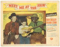 2k681 MEET ME AT THE FAIR LC #8 '53 Scatman Crothers & Dan Dailey teach boy guitar!