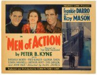 2k172 MEN OF ACTION TC '35 Frankie Darro, Roy Mason, Worth, based on the novel by Peter B. Kyne!