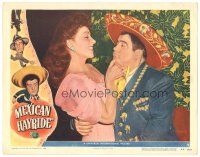 2k683 MEXICAN HAYRIDE LC #4 '48 close up of Lou Costello in sombrero with pretty Luba Malina!