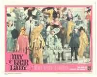 2k710 MY FAIR LADY LC #5 '64 Audrey Hepburn & Rex Harrison excited at the horse races!
