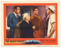 2k716 NAKED STREET signed LC #3 '55 by Anthony Quinn who is w/Farley Granger & cast!