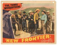 2k038 NEW FRONTIER LC '39  Bud Osborne, Bill Wolfe, and men watch John Wayne argue w/ LeRoy Mason!