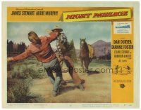2k728 NIGHT PASSAGE LC #6 '57 no one could stop the showdown between Jimmy Stewart & Audie Murphy!