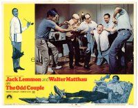 2k737 ODD COUPLE LC #8 '68 best friends Walter Matthau & Jack Lemmon, classic comedy!