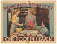2k746 ONE FOOT IN HEAVEN LC '41 Elisabeth Fraser in the kitchen with two others!