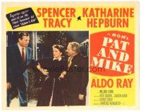 2k757 PAT & MIKE LC #6 '52 William Ching tries to take Katharine Hepburn from Spencer Tracy!