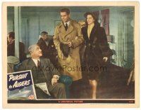 2k779 PURSUIT TO ALGIERS LC '45 Nigel Bruce as Doctor Watson talks to handsome couple!
