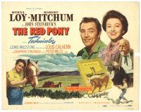 2k196 RED PONY TC '49 Robert Mitchum is Myrna Loy's ranch hand, written by John Steinbeck!