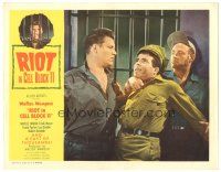 2k796 RIOT IN CELL BLOCK 11 LC '54 directed by Don Siegel, Sam Peckinpah, caged Neville Brand!
