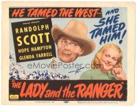 2k204 ROAD TO RENO TC R53 sexy blonde Hope Hampton tamed Randolph Scott, The Lady and the Ranger!