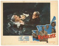 2k812 RUTHLESS LC #7 '48 Edgar Ulmer directed Sydney Greenstreet trying to drown Zachary Scott!