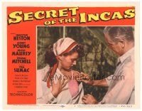 2k825 SECRET OF THE INCAS LC #3 '54 Robert Young & Nicole Maurey in South America!