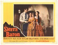 2k837 SIERRA BARON LC #3 '58 Rita Gam & Mala Powers, western action!