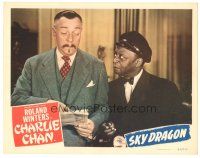 2k842 SKY DRAGON LC '49 Roland Winters as Asian detective Charlie Chan with Mantan Moreland!