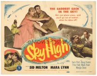2k213 SKY HIGH TC '51 Sid Melton, Mara Lynn, Sam Flint, saddest sack in the sky!