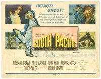 2k220 SOUTH PACIFIC TC '59 Rossano Brazzi, Mitzi Gaynor, Rodgers & Hammerstein musical!